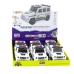 Police Off-Road Car With Friction Drive, Opening Track, White