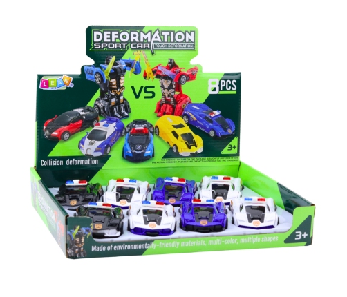 Auto Robot 2in1 Sports Police Car Drive Mix