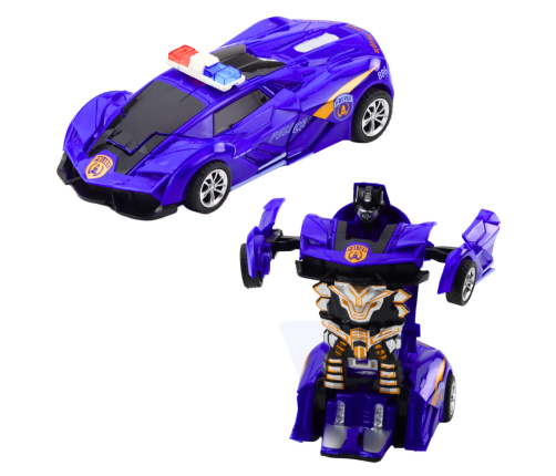 Auto Robot 2in1 Sports Police Car Drive Mix