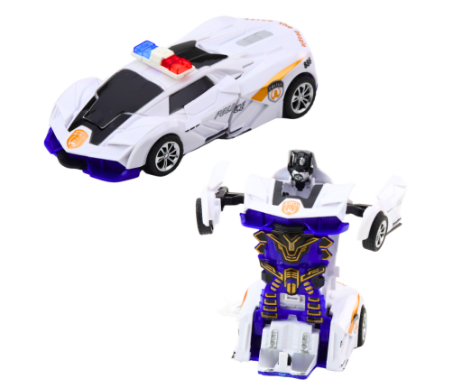 Auto Robot 2in1 Sports Police Car Drive Mix