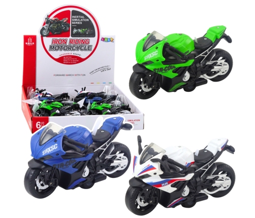 Racing Sports Motorcycle With Lights Sounds Mix