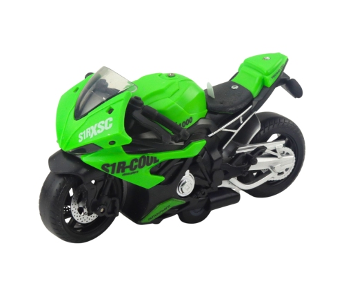 Racing Sports Motorcycle With Lights Sounds Mix