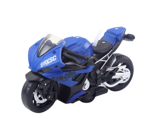 Racing Sports Motorcycle With Lights Sounds Mix