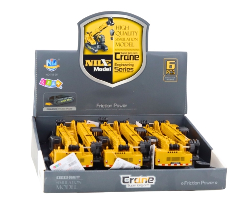 Crawler Crane Extendable Rotating Cabin 360° Yellow