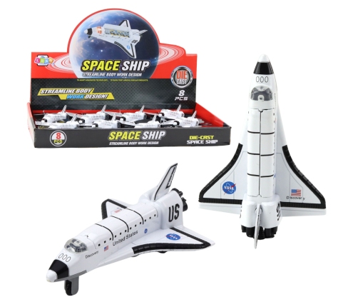 Spaceship Metal Pull-Back Drive White Markings
