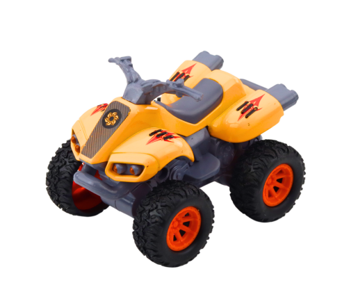 Quad Bike With Rubber Tires Metal Body Mix