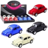 Classic Car Beetle Metal Friction Drive 1:36 Mix