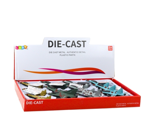 Military Fighter With Friction Drive Metal 11cm Mix