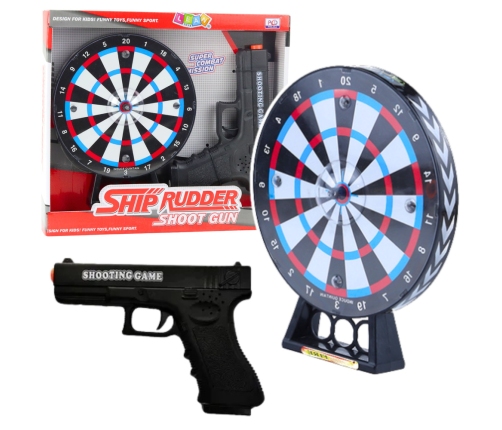 Laser Gun Set with Target Shooting Game Lights Sounds