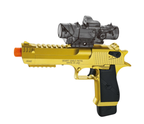 Electric Water Ball Gun Foam Darts Gold