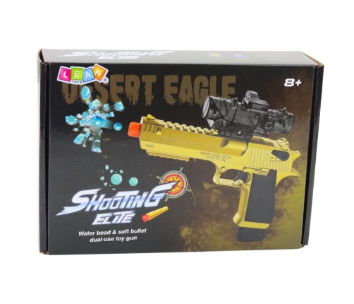 Electric Water Ball Gun Foam Darts Gold