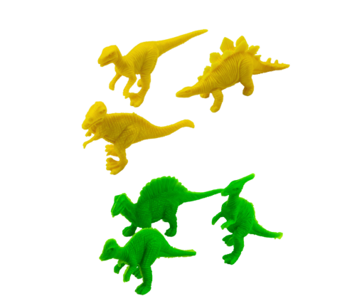 Dinosaur Set With Small Figures Moving Sounds Green