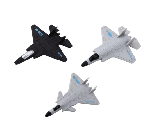 Gun Launcher Fighter Planes 3in1 Set Lights Sounds
