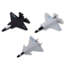Gun Launcher Fighter Planes 3in1 Set Lights Sounds