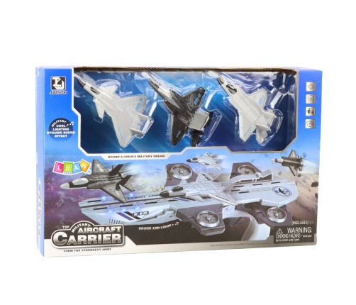 Gun Launcher Fighter Planes 3in1 Set Lights Sounds