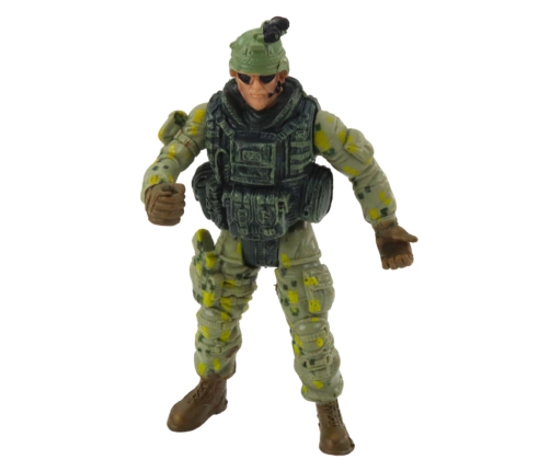 Military Set: Military Helicopter, Soldier Figure