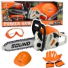 Chainsaw Helmet Glasses Gloves Sounds Set