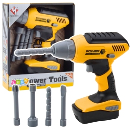 Battery Powered Drill Driver 4 Interchangeable Bits LED Light Battery Powered Drill Driver 4 Interchangeable Bits LED Light