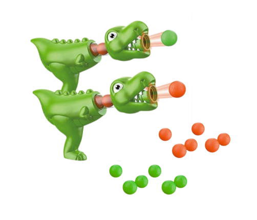 Shooting Set Game Throw Target Gun Dinosaurs