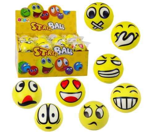 Kneading Bouncing Ball Foam Emoticon Ball 6cm