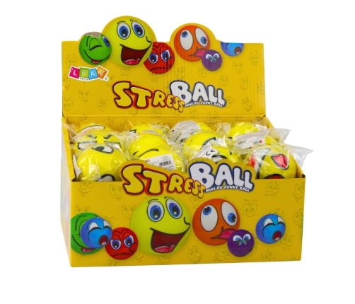Kneading Bouncing Ball Foam Emoticon Ball 6cm