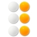 Ping Pong Balls Sport White Orange 6 pcs