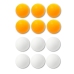 Ping Pong Balls White Orange Sport 12 pcs