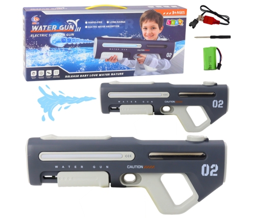 Electric Automatic Water Gun Rifle Gray 42cm