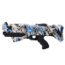 Water Gun Electric Automatic Graffiti Blue Range 10m