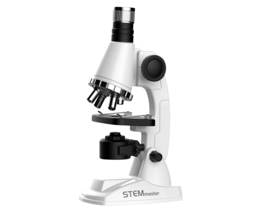 Educational Kit Scientific Microscope For Kids Accessories White