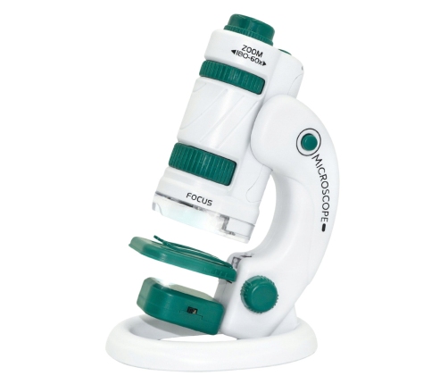 Portable Educational Microscope for Kids 2 in 1 60X/180X Accessories