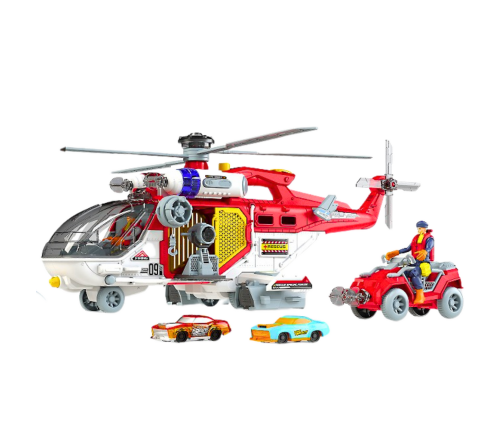 Rescue Helicopter Multifunction Accessories Lights Sounds Set