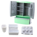 Double Door Refrigerator With Ice Maker Food Sound Green