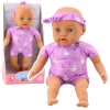 Baby Doll in Purple Bodysuit Soft Belly Headband with Bow 31 cm