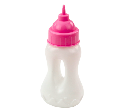 Baby Doll With Feeding Bottle Dress Powder Pink Sounds 30cm
