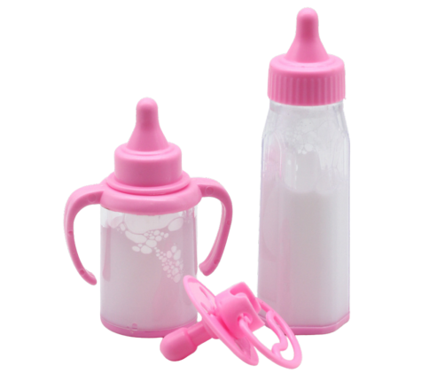 Baby Dolls Bottles Disappearing Milk Pacifier Set