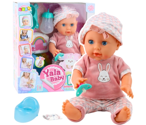Baby Doll Infant Peeing Pink Set Accessories Sounds 35cm