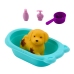 Doll Dog Bathtub Bathing Set Interactive Accessories For Girls