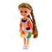 Mini Doll With Long Hair In Dress 15cm Mix