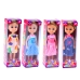 Mini Doll With Long Hair In Dress 15cm Mix