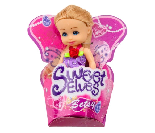 Mini Doll Fairy Elf Blue Purple Pink Mix 11.5cm