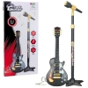 Children's Music Set Guitar Stand with Microphone Black Children's Music Set Guitar Stand with Microphone Black