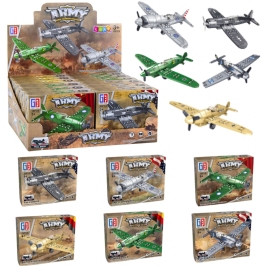 Set of Building Blocks Fighter Military Airplane Propulsion