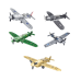 Set of Building Blocks Fighter Military Airplane Propulsion