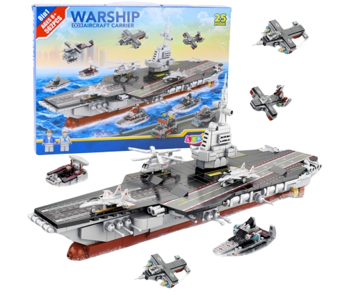 Aircraft Carrier Warship Construction Set 562pcs