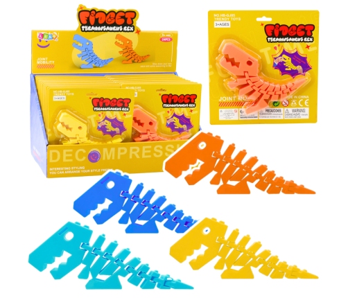 Dinosaur Puzzle Fidget 3D Puzzle Flexible Bendable Mix