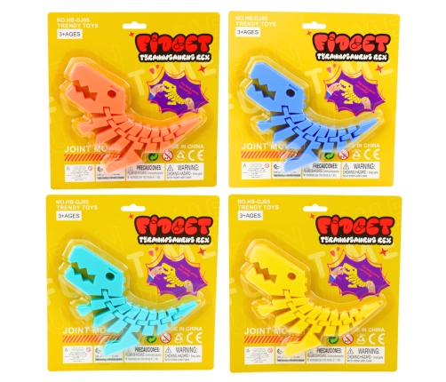 Dinosaur Puzzle Fidget 3D Puzzle Flexible Bendable Mix