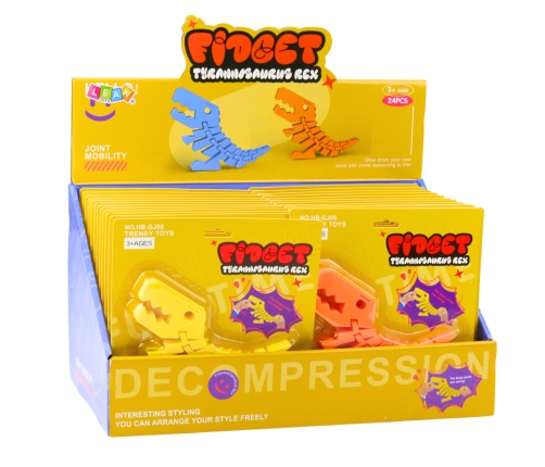 Dinosaur Puzzle Fidget 3D Puzzle Flexible Bendable Mix