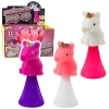 Jumping Unicorn on Spring Pop Up White Pink 10cm Mix Jumping Unicorn on Spring Pop Up White Pink 10cm Mix