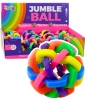 Braided Rubber Ball Sensory Play Ball Colorful 7.5cm Braided Rubber Ball Sensory Play Ball Colorful 7.5cm